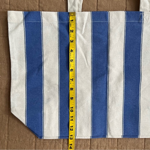 Sezane Striped Tote Bag - Picture 10 of 11